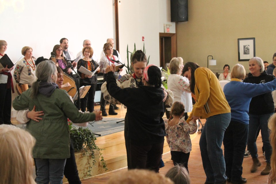 The Urban Abbey was filled up on Saturday for the second annual Ukrainian coffee house