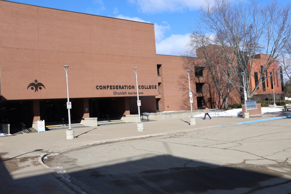 Confederation College's Shuniah Building on March 27, 2025.