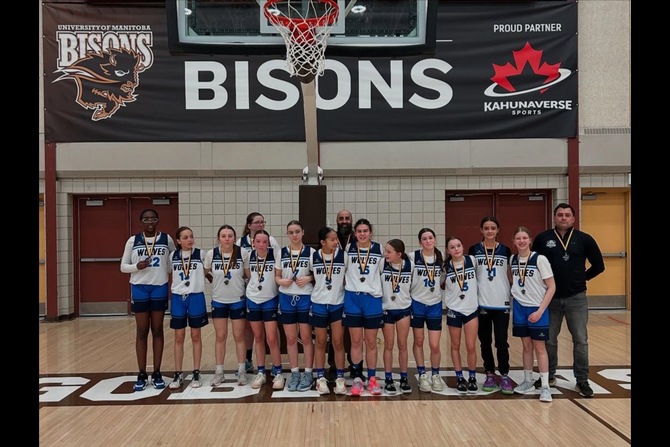 The U14 Wolves participated in the University of Manitoba Jr. Bisons Tournament in Winnipeg this past weekend. (Submitted by)