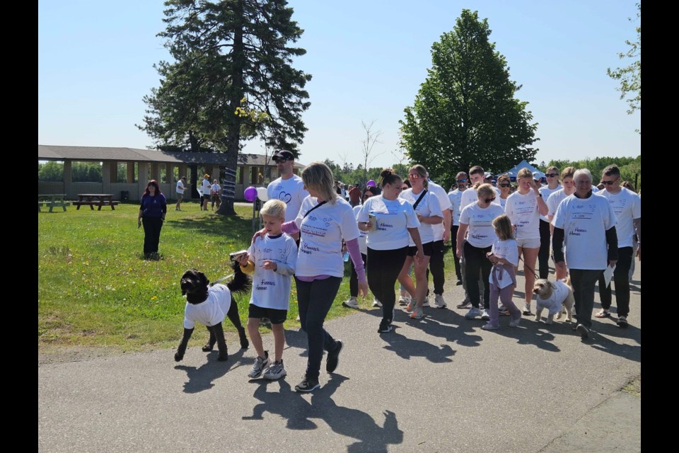 ALS Canada raises almost $10,000 at its Walk to End ALS at Boulevard Lake on June 14.