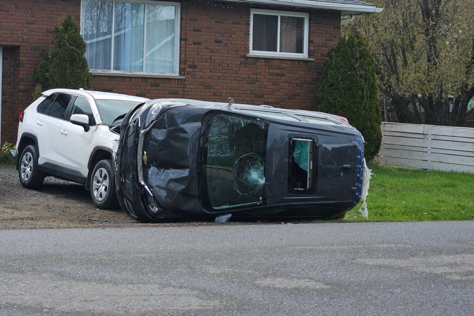 A collision was reported at the corner of Ontario Street and Second Avenue in the afternoon on May 24.