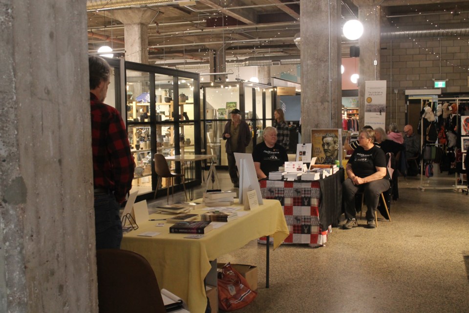 The LitFest book fair was held on May 17 at Goods and Co. Market
