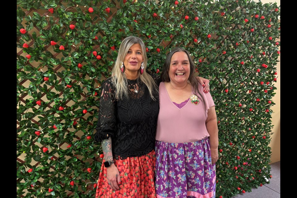 Laurie Reed (left) and Kathy Spence