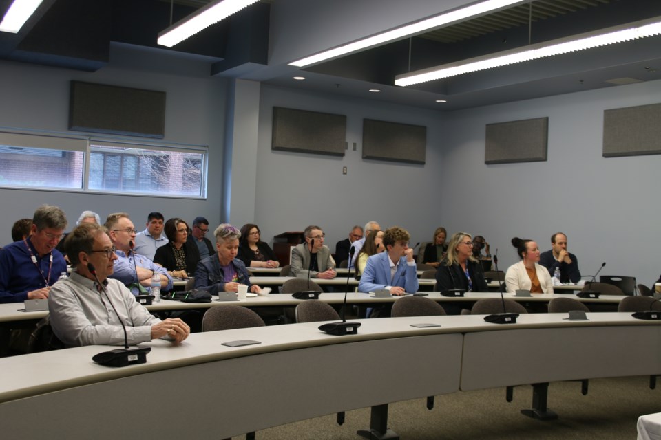 NOSM University hosts the third of a series of town hall meetings and community visits on Lakehead University’s campus on May 22, 2025.