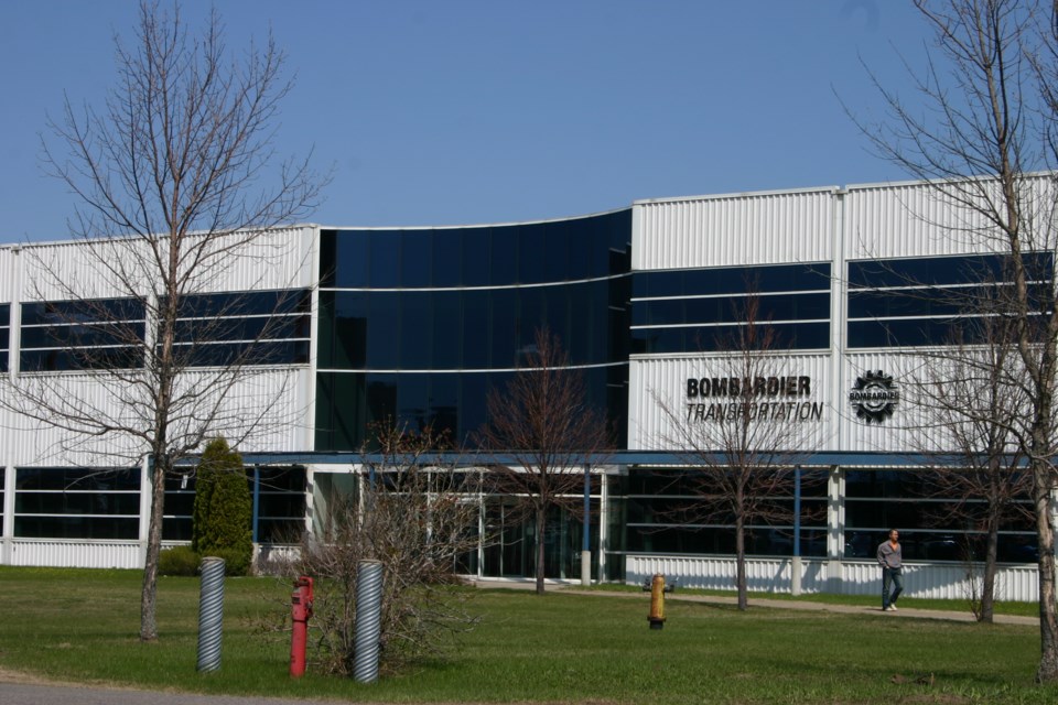 The Bombardier Transportation plant on Montreal Street in Thunder Bay (Tbnewswatch file)