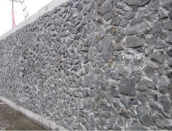 Council has selected precast as the surface for the High Street retaining wall, which will be reconstructed this summer. (Photo supplied)