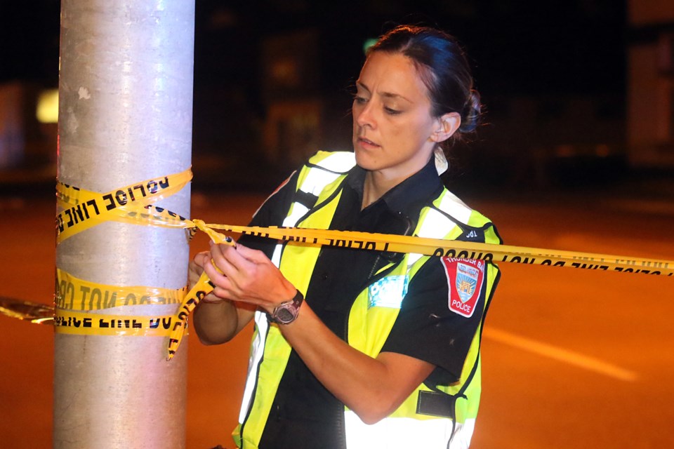 Police officer tape