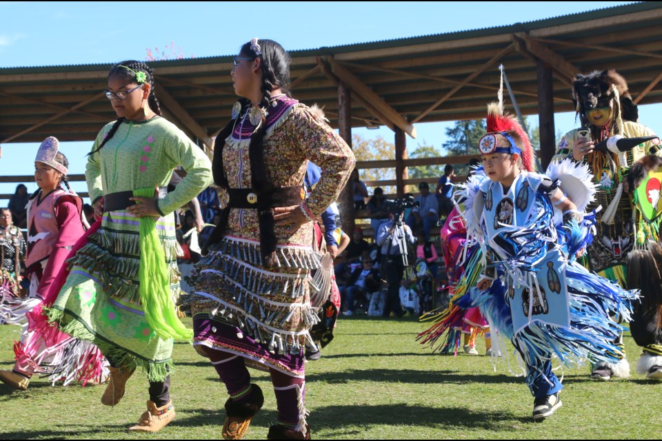 Dancers of all ages and backgrounds participated in the 2016 Fall Pow Wow. (Photo by Doug Diaczuk - tbnewswatch.com).  