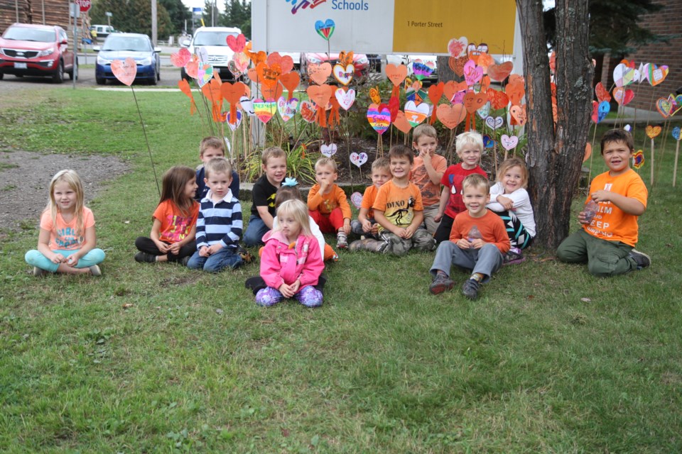 The students and staff at Kakabeka Falls District Public School participated in a variety of learning opportunities to remember former residential school students during Orange Shirt Day.