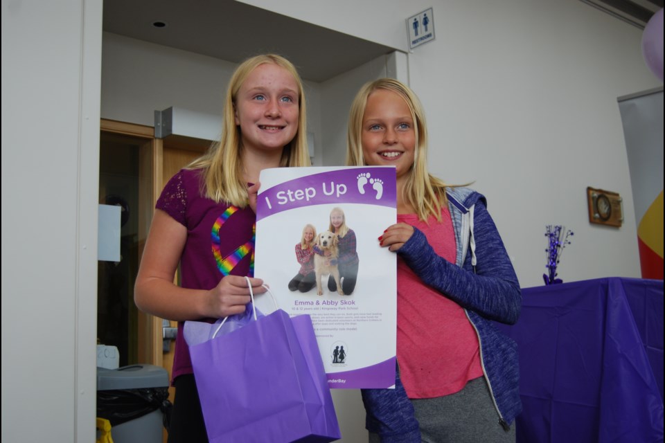 Sisters Abby and Emma Skok, ages 12 and 10. (Photo supplied)