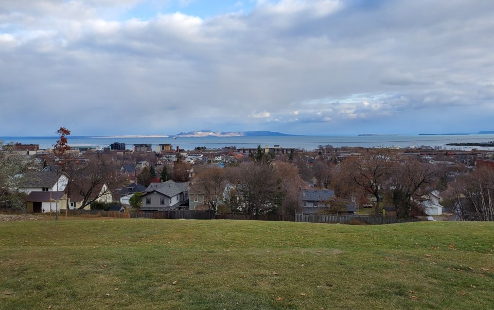 Thunder Bay harbour fall