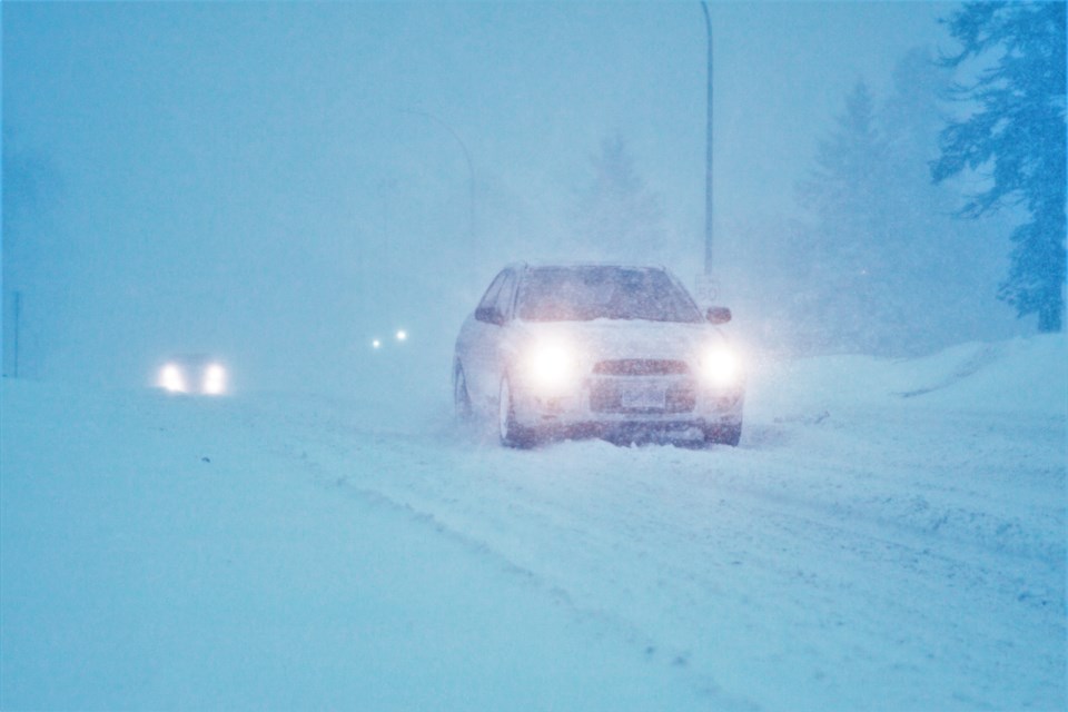 Thunder Bay winter storm stock 2