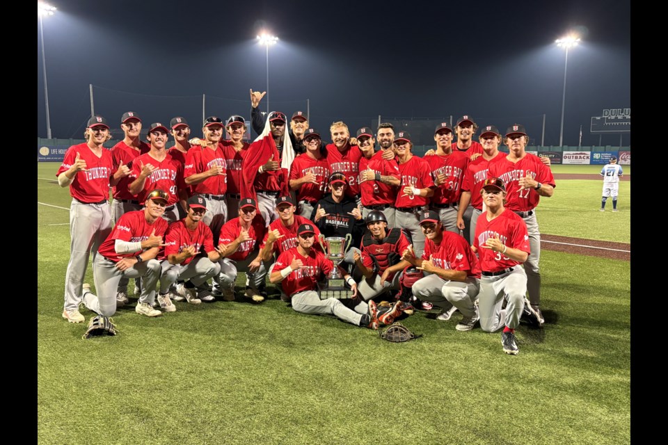 The Border Cats clinched the Superior Cup on Thursday, July 31, 2025, winning the season series against the Duluth Huskies. 