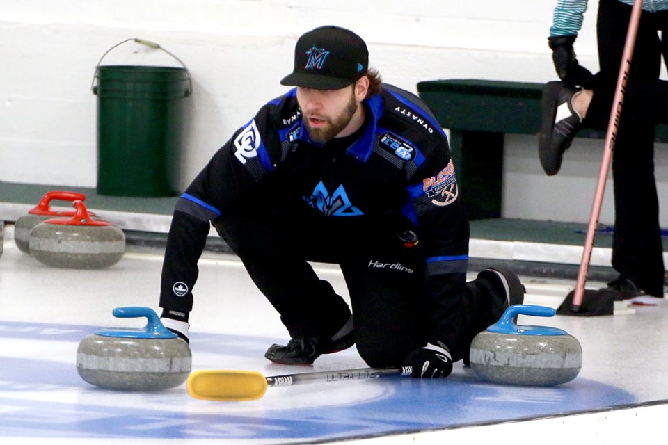Chris Silver grabbed one of the final two Tbaytel Major League of Curling spots on Wednesday, Jan. 17, 2024. (Leith Dunick, tbnewswatch.com)
