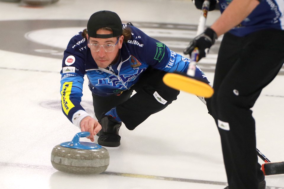 Mike McCarville is hoping to make his second Brier appearance, as the third on Team Bonot. (Leith Dunick, tbnewswatch.com)