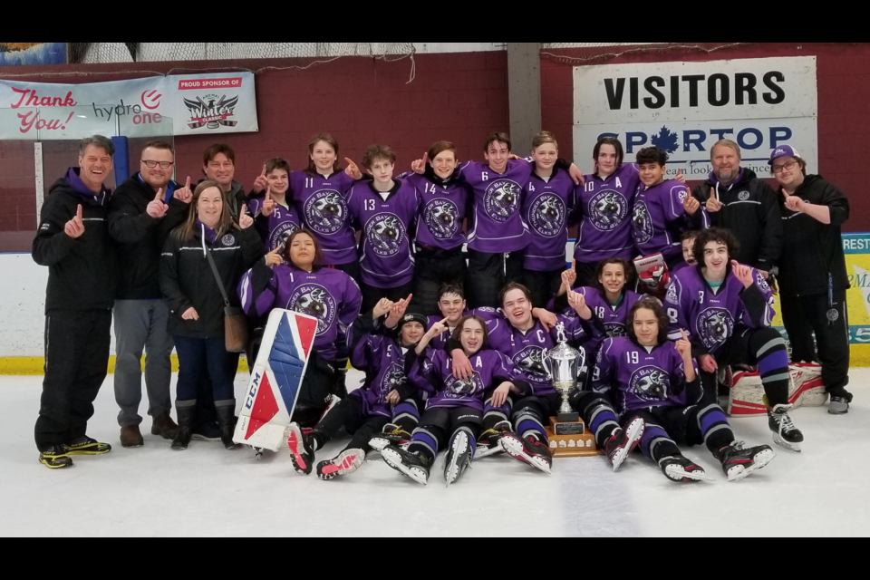 The Elks under-15 hockey team. (submitted photo)