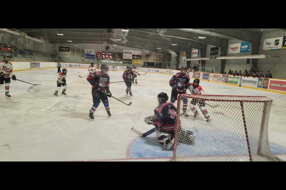 Game action at Norwest Arena involving the Westfort Rangers