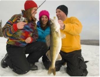 ice fishing Ontario