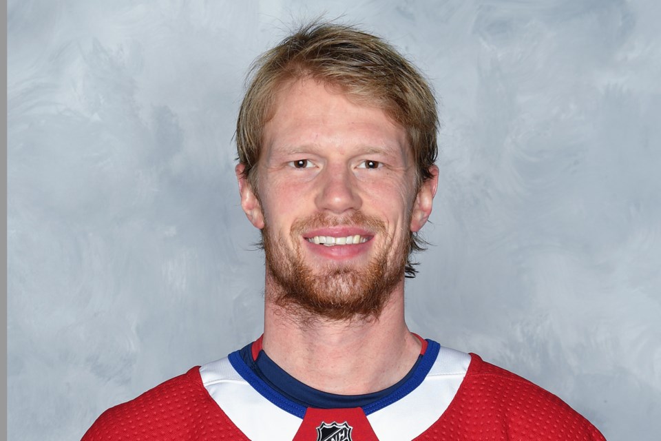 Eric Staal of the Montreal Canadiens poses for his official headshot for the 2020-2021 season at the Bell Centre on April 8, 2021 in Montreal, Quebec, Canada. (Photo by Francois Lacasse/NHLI via Getty Images) 