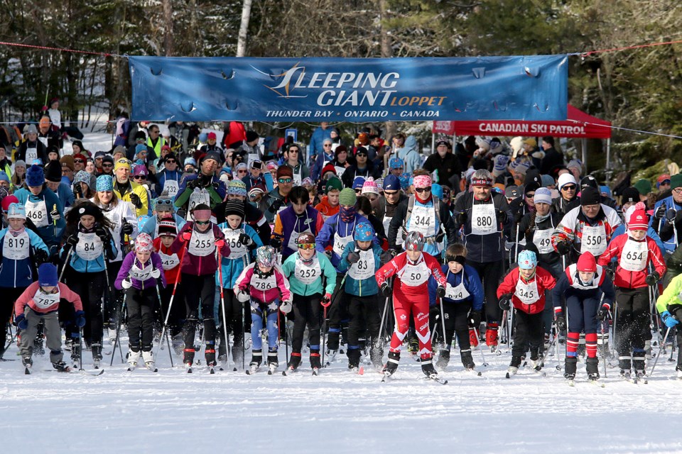 There were 892 skiers who took part in the 43rd annual Sleeping Giant Loppet on Saturday, March 7, 2020 at the Sleeping Giant Provincial Park. (Leith Dunick, tbnewswatch.com)