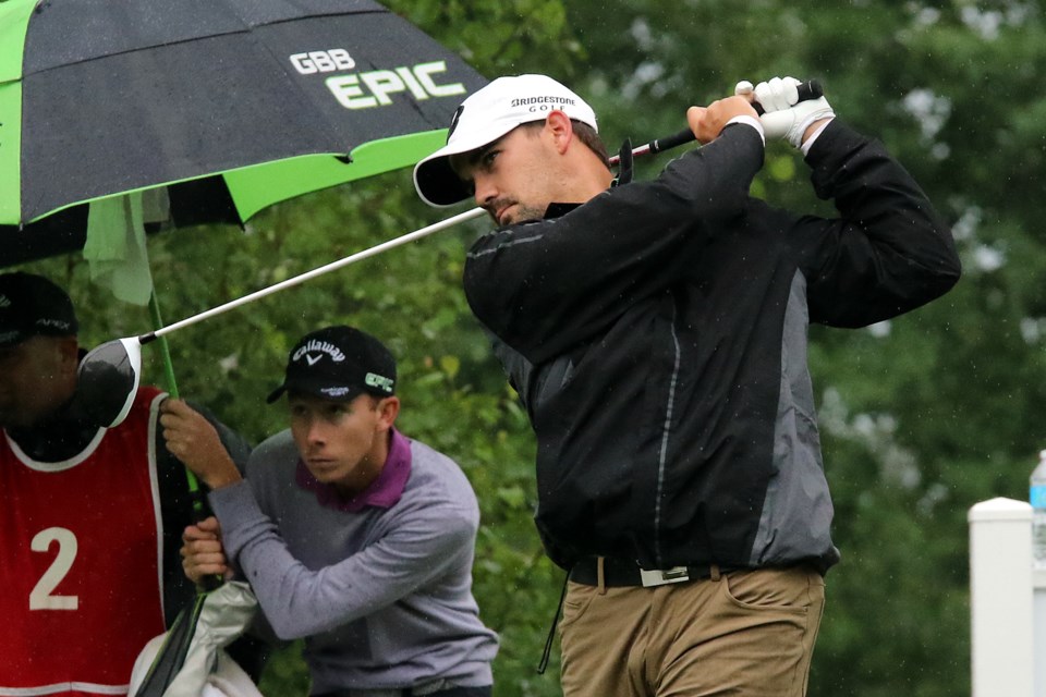 Chad Ramey fired a 6-under 66 to open the 2017 Staal Foundation Open on Thursday, July 13, 2017 (Leith Dunick, tbnewswatch.com). 