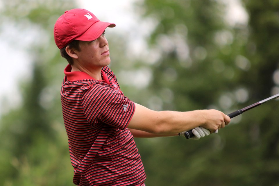 Evan DeGrazia shot a one-under 71 at Whitewater Golf Club on Saturday, June 10, 2017 in the Staal Foundation Open qualifier to take top spot (Leith Dunick, tbnewswatch.com). 