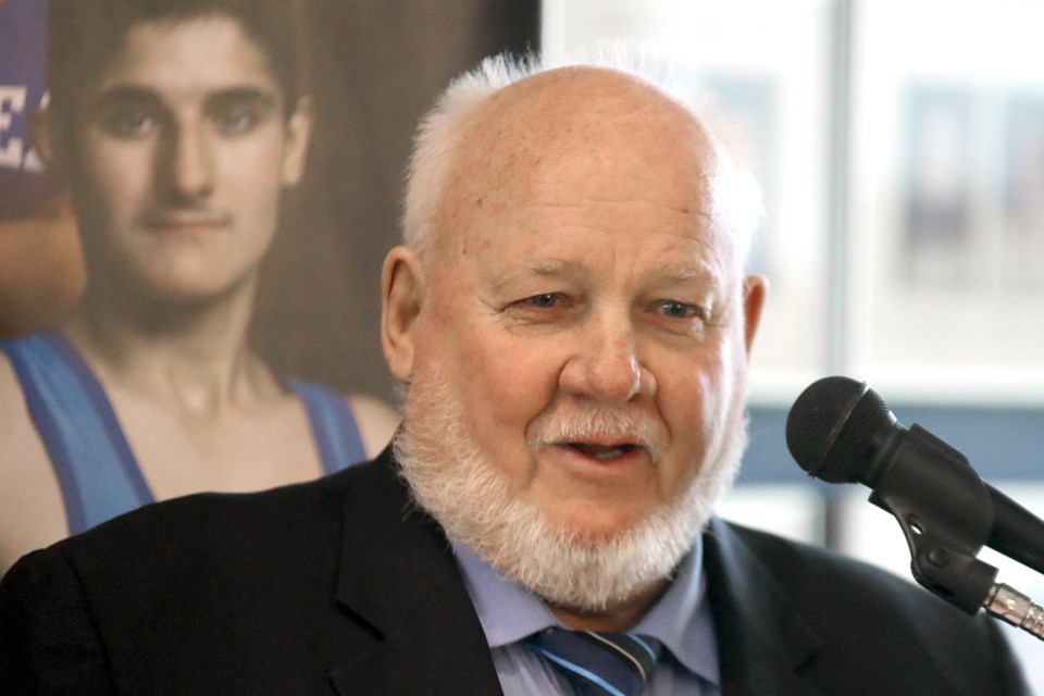 Bill McDonald on March 29, 2018 announced his retirement as coach of the Lakehead Thunderwolves men's hockey team, saying he wants to spend more time with his family. (Leith Dunick, tbnewswatch.com)