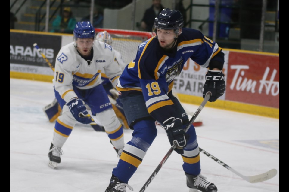 Lakehead's Tomas Soustal in action on Wednesday, Feb. 12, 2020 (Leith Dunick, tbnewswatch.com)