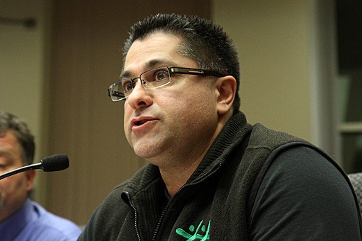 Albert Aiello makes a deputation to city council on Feb. 5, 2013. (Jeff Labine, tbnewswatch.com)
