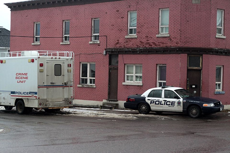 Richard Spence was found dead in his Secord Street apartment during the early morning hours of Dec. 21, 2014. (Matt Vis, tbnewswatch.com)