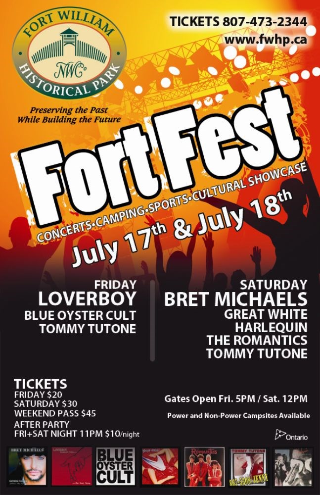 Fort Fest set to rock and roll (Event schedule)