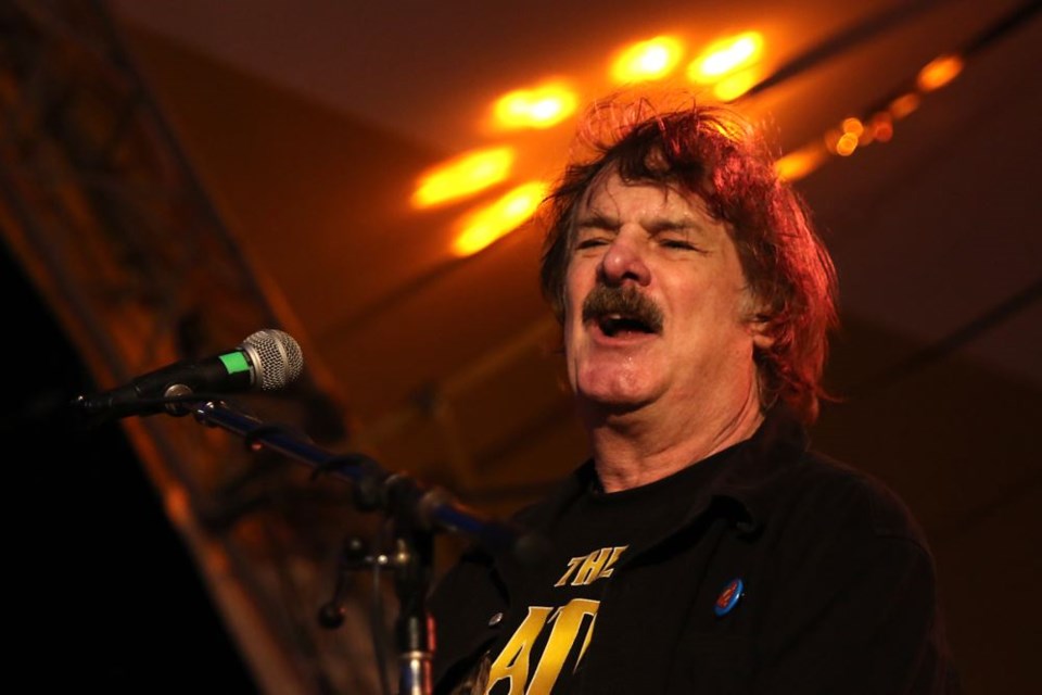 Burton Cummings performs Sunday at the Thunder Bay Blues Festival at Marina Park. (Leith Dunick, tbnewswatch.com)