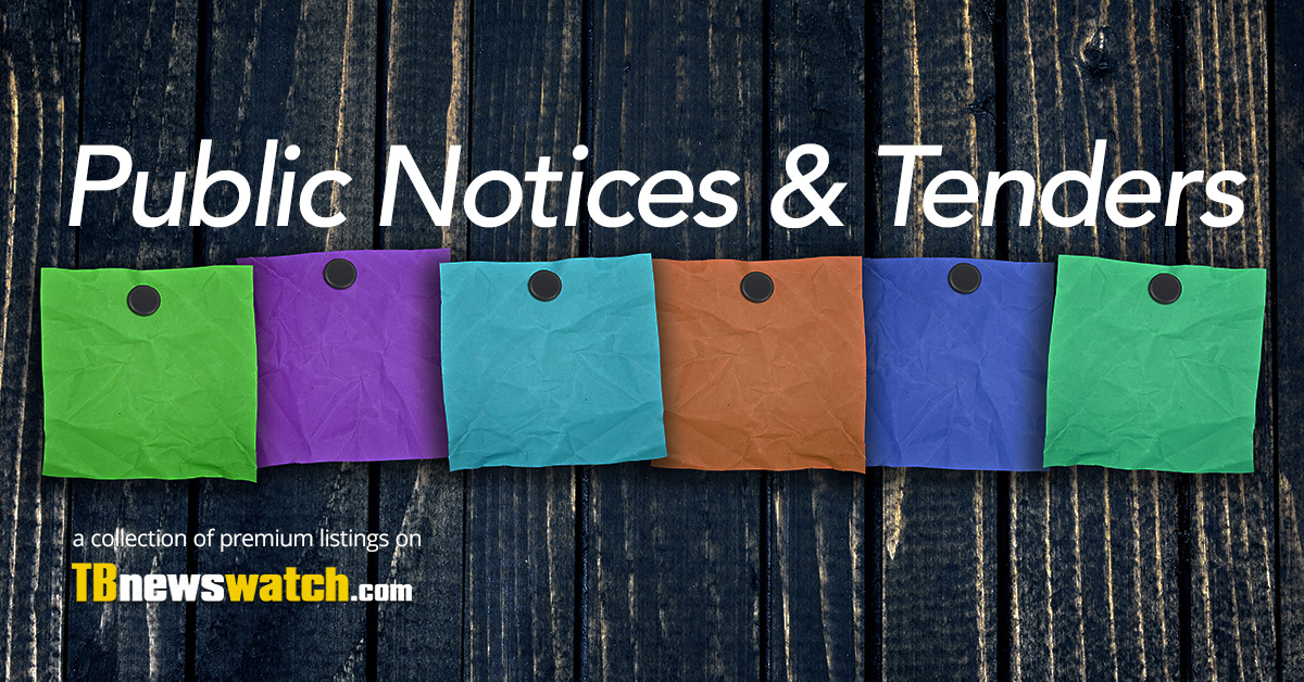 Public Notices and Tenders