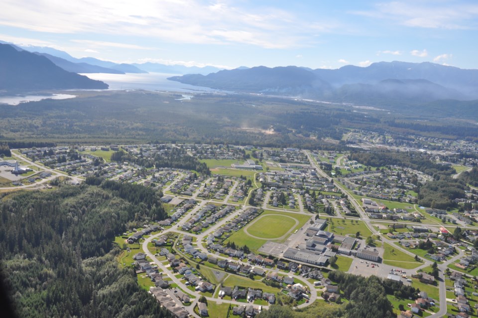 Aerial Kitimat to Channel