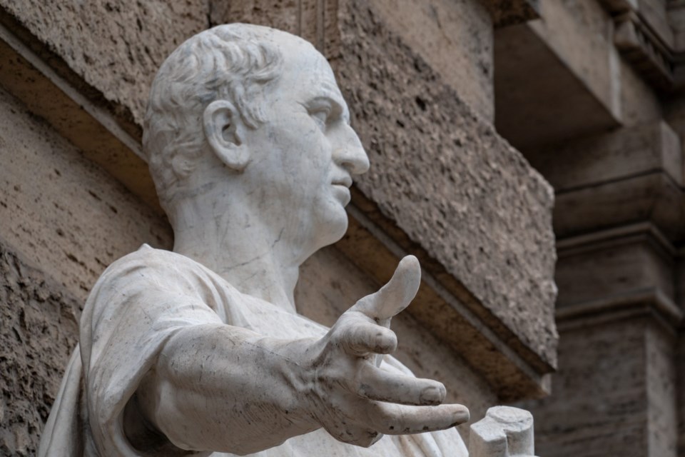 Cicero,Cicerone,Statue,In,Rome