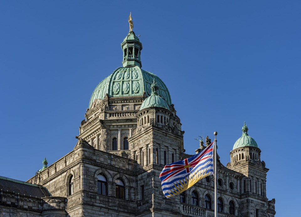 British,Columbia,Parliament,Building,Bc,Flag,Victoria,Bc,Canada,On