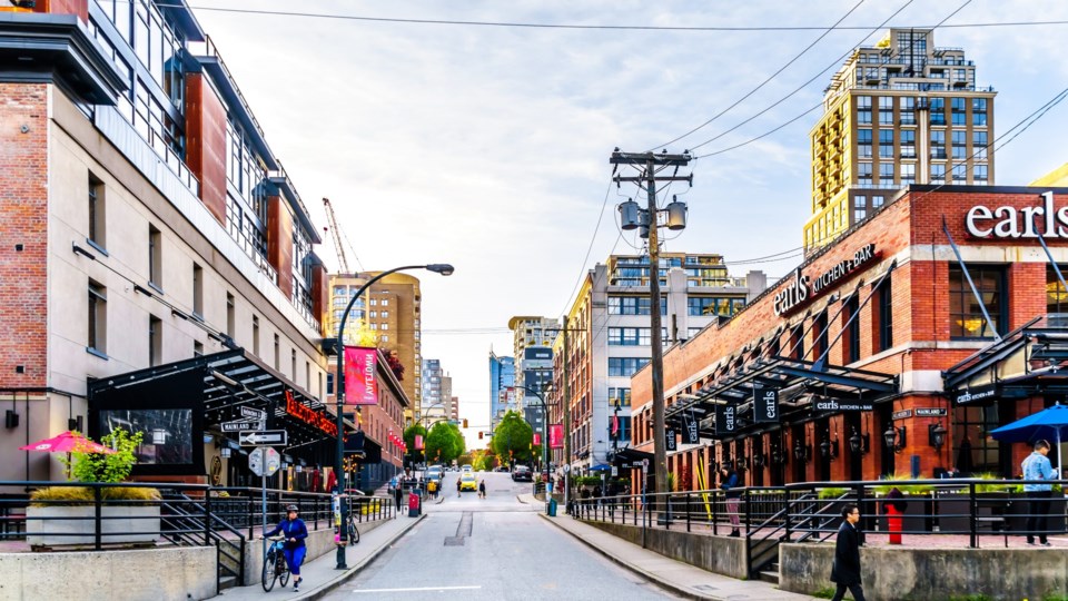 Vancouver.,Bc/canada-april,24,,2019:,Yaletown,,A,Historic,Industrial,Area,Of