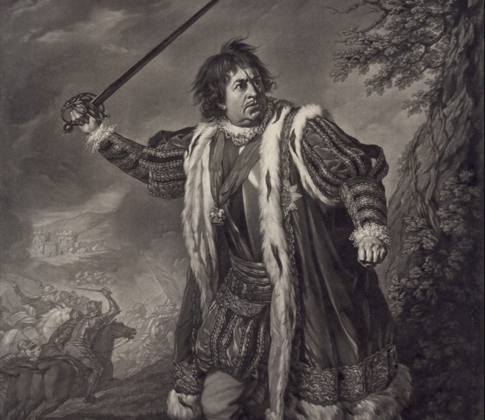 David,Garrick,(1717-1779),,English,Actor,,As,Shakespeare&#8217;s,Richard,Iii.,Mezzotint