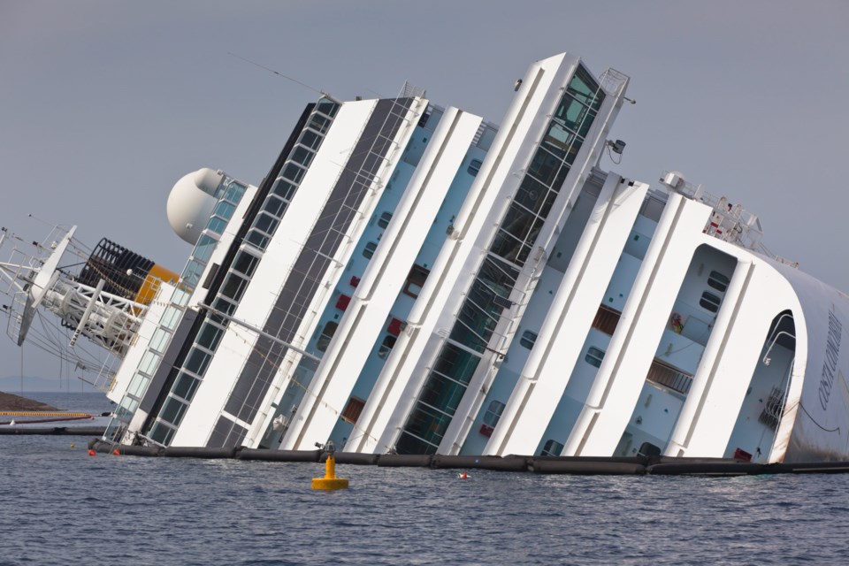 Giglio,,Italy,-,April,28,,2012:,Costa,Concordia,Cruise,Ship