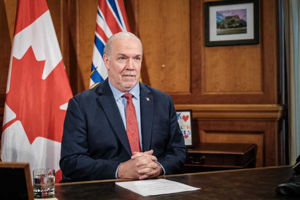 Premier addresses the province