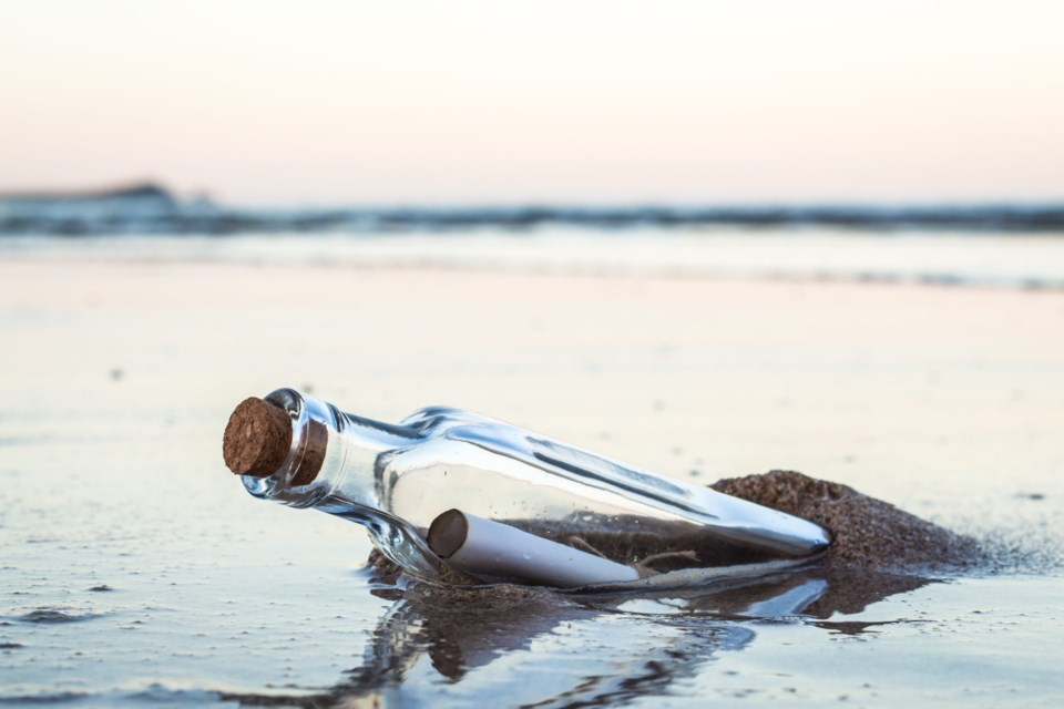 Message,In,A,Bottle,With,Beach