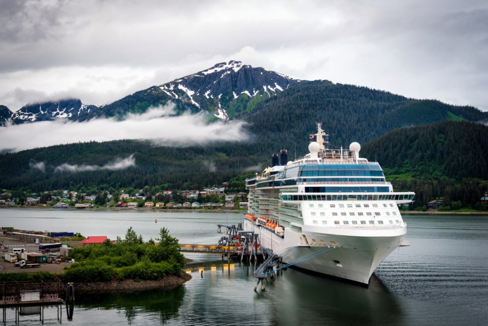 Cruise,Ship,At,Port,In,Juneau,,Alaska