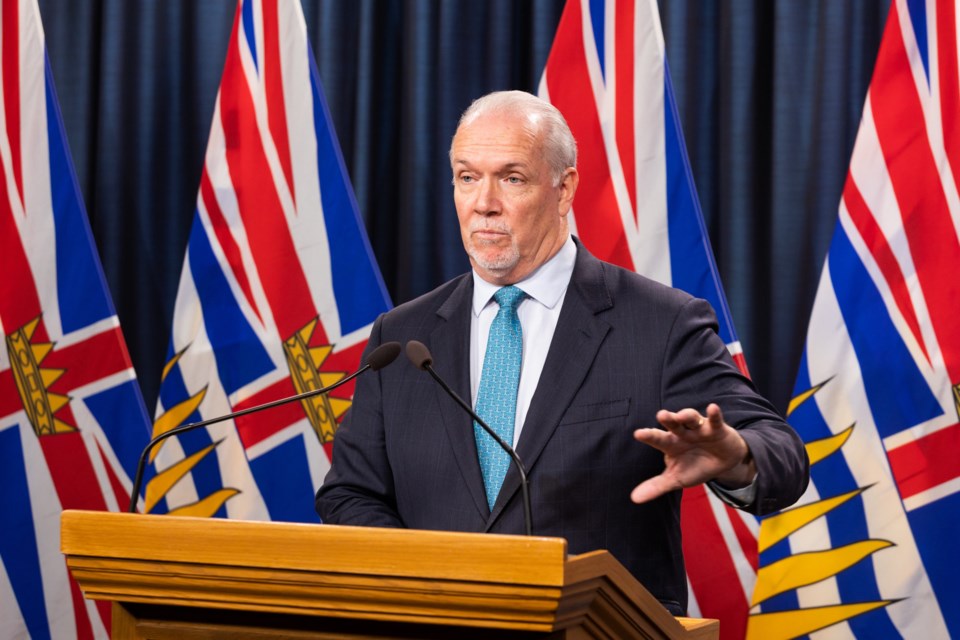 Premier John Horgan Press Conference.