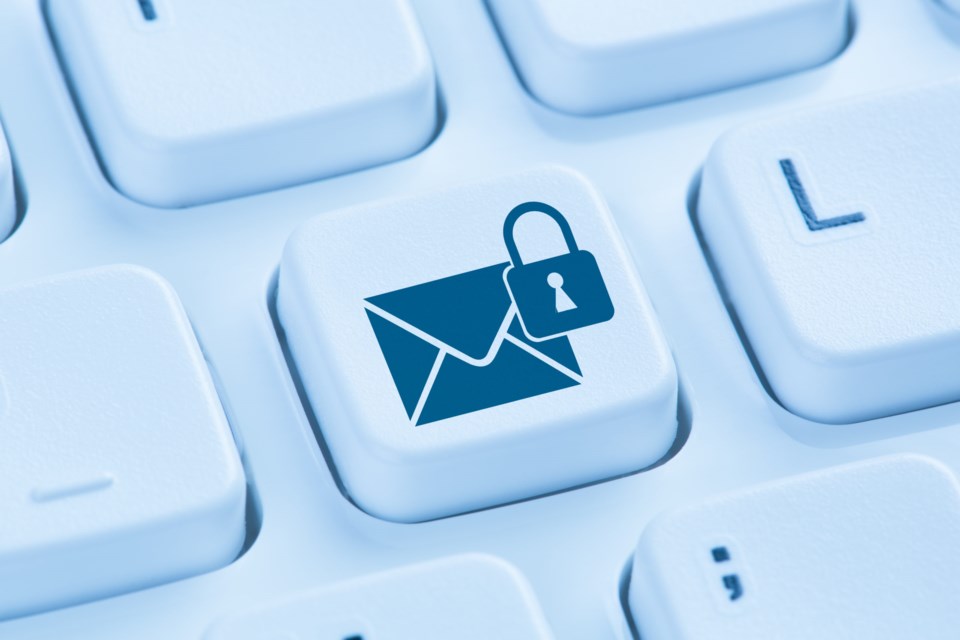 Sending,Encrypted,E-mail,Protection,Secure,Mail,Internet,Symbol,Blue,Computer
