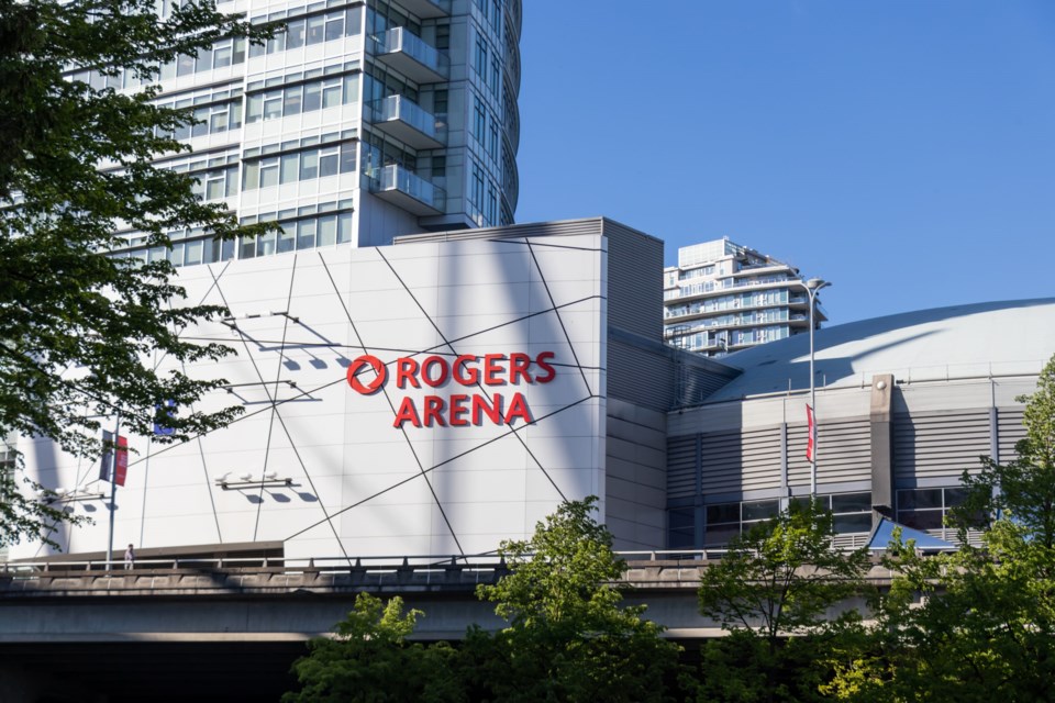 Vancouver,,Canada,-,May,7,,2019:,Rogers,Arena,Seen,On