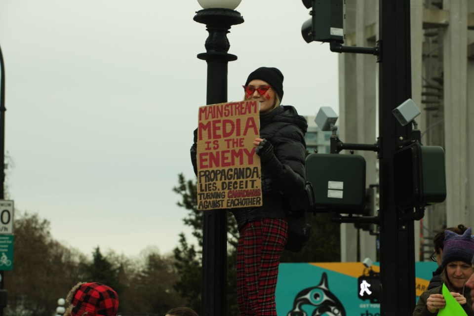 Victoria,,Bc,,Canada,-,February,5th,,2022:,Sign,Reading,&#8221;mainstream