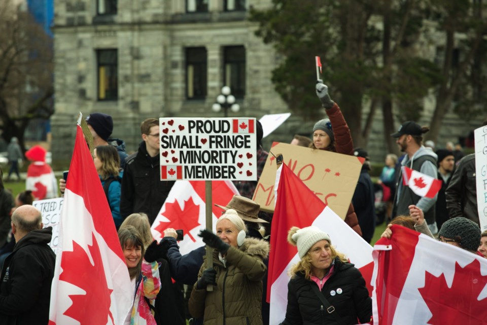 Victoria,,Bc,,Canada,-,February,5th,,2022:,Sign,Reading,&#8221;proud