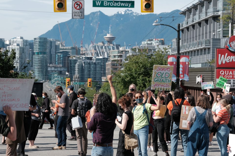 Vancouver,,Bc,,Canada,-,May,31,,2021:,Activists,Occupy,A