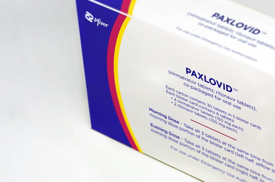 New,York,,Usa,,Janaury,2022:,Pfizer,Covid-19,Paxlovid,Treatment,Box