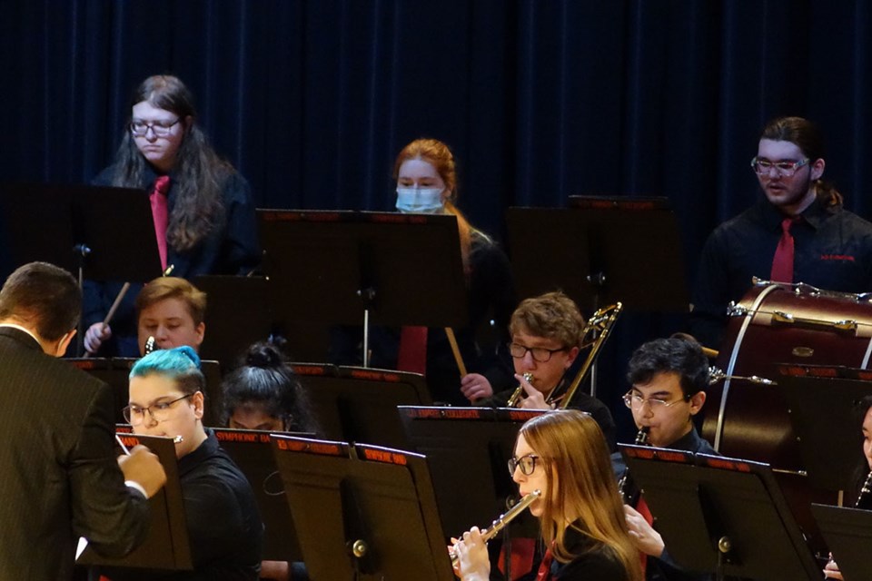 R.D. Parker Collegiate’s senior concert band.